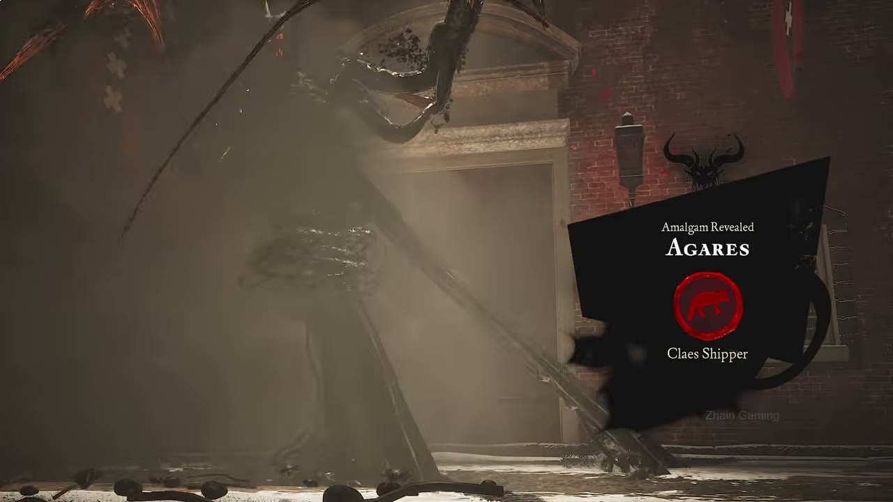 Amalgam reveal card naming Agares and Claes Shipper.
